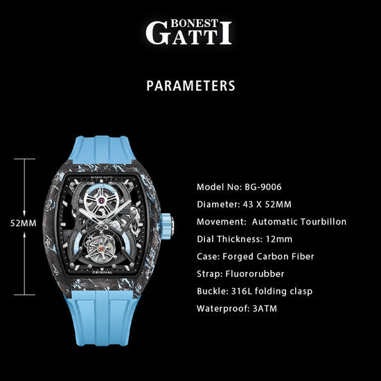 BONEST GATTI Automatic Tourbillon Movement BG9006 TIMEMASTER