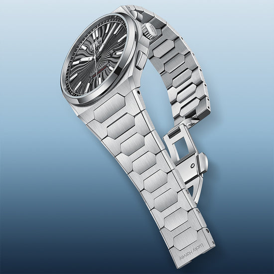 【Limited Edition】Sound Of Nature Guilloché Gold Dial Big Date Chiming Automatic Watch Lucky Harvey TIMEMASTER