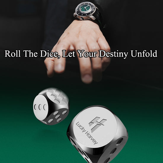 Player Series Red Sic Bo Automatic Watch Lucky Harvey TIMEMASTER
