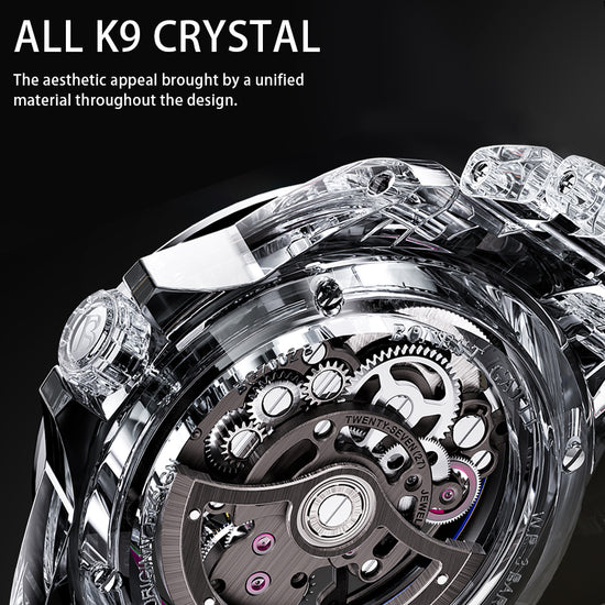 BONEST GATTI Automatic Tourbillon Movement Rainbow Bezel BG7002 TIMEMASTER