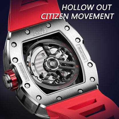 BONEST GATTI CITIZEN Movement Luminous 42h Roud Shaped Case Automatic Watch BG9903 TIMEMASTER
