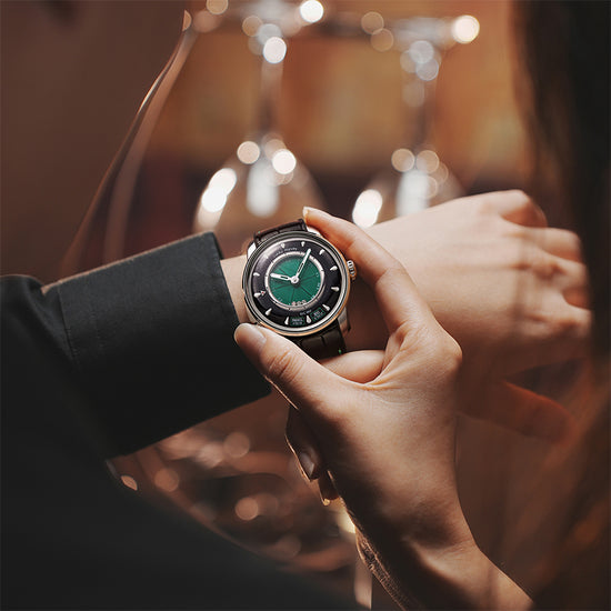 Player Series Green Sic Bo Automatic Watch Lucky Harvey TIMEMASTER
