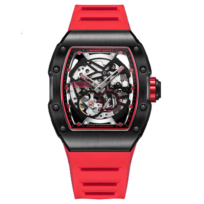 BONEST GATTI CITIZEN Skeleton Automatic Mechanical Movement Sapphire Barrel shaped Case Luminous BG9901-A TIMEMASTER