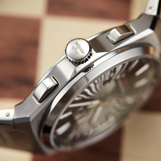 【Limited Edition】Sound Of Nature Guilloché Gold Dial Big Date Chiming Automatic Watch Lucky Harvey TIMEMASTER