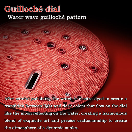 【Limited Edition 100pcs】2025 Red Enamel Snake Automata Chiming Mechanical New Watch Lucky Harvey TIMEMASTER