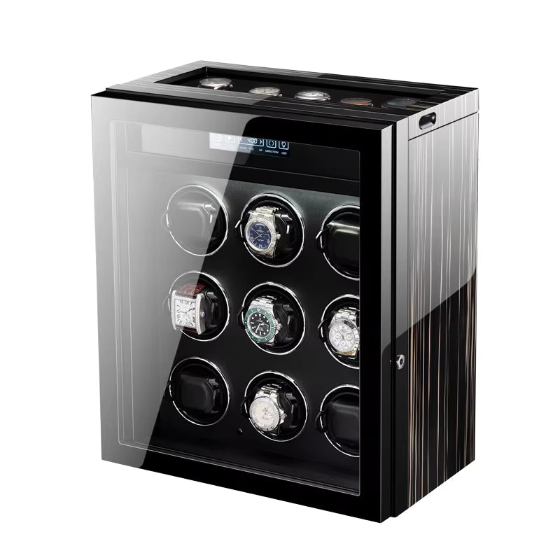 Automatic Watch Winder 9 Slots MQ-Z7395 Timemaster & Co