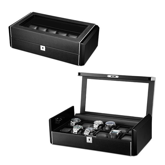 M&Q M312 Watch Box Luxury 12 Slots TIMEMASTER & CO