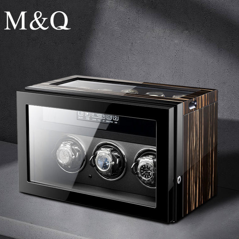 Automatic Watch Winder 3 Slots MQ-Z7335 Timemaster & Co