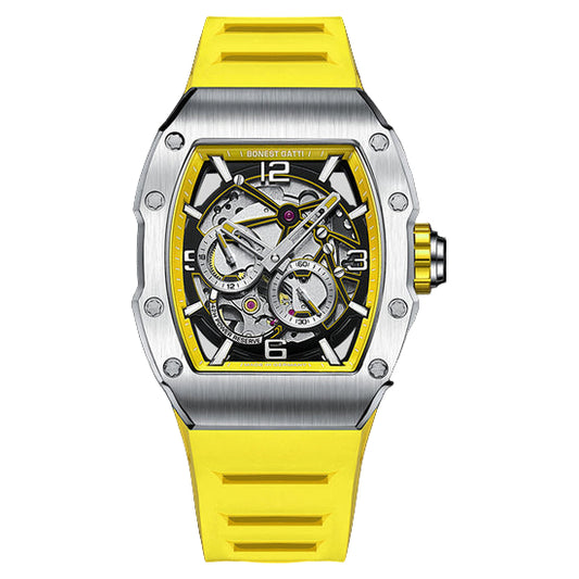 BONEST GATTI CITIZEN Movement Luminous 42h Roud Shaped Case Automatic Watch BG9903 TIMEMASTER