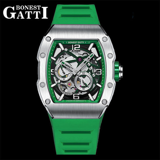 BONEST GATTI CITIZEN Movement Luminous 42h Roud Shaped Case Automatic Watch BG9903 TIMEMASTER